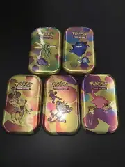 1-Assorted Pokemon TCG Scarlet & Violet 151 Mini-Tin w/ 2 Packs & Coin BRAND NEW