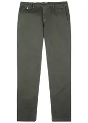 Replay Benni Hyperflex X-L.I.T.E. Stretch-cotton Chinos - Khaki - 32 (W32 / M) 32 (W32 / M)