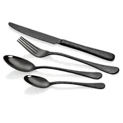 24pc Stanley Rogers Bolero Onyx Stainless Steel Cutlery Tableware Party Set