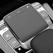 BOHISEN Car Center Console Mouse Protect Cover TPU Touchpad Cover Center Console Cover Car Accessories for Mercedes Benz A B CLA GLE GLS GLB GLA 2020-2022 (Silver)