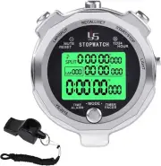 Stopwatch Timer with Back Light Digital Stop Watch 0.001second Timing, Metal ...