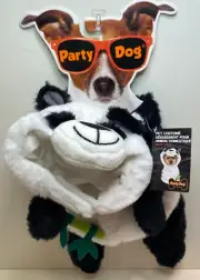 Party Dog Cuddly Panda Bear Black & White Halloween DOG Costume X-Small/Small