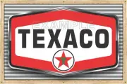 TEXACO DEALER GAS SERVICE STATION VINTAGE WIDE SIGN REMAKE BANNER SIZE OPTIONS