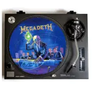 Megadeth Turntable Slipmat for Vinyl Records Heavy Thrash Metal Rust In Peace LP