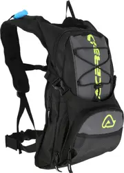 Acerbis H2O Logo, hydration backpack , color: Grey/Black/Neon-Yellow , size: 10 L
