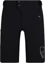 [Ziener] Nonus X-Function Men's Cycling Shorts with Inner Shorts - Mountain Bike/Outdoor/Leisure - Breathable, Quick-Drying, Padded Black