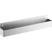 4 1/8"W x 32"L Stainless Steel Single Tier Speed Rail Liquor Display