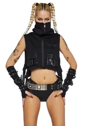 [Club Exx] Fashion Domination Utility Vest
