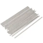 20 Pcs RC Airplane Model Part Stainless Steel Round Rods Axles Bars 3mm x 110mm