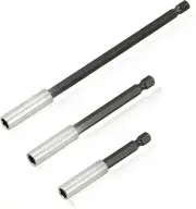 75-600mm Hex Shank Magnetic Screwdriver Extension Socket Drill Bit Holder 1/4"