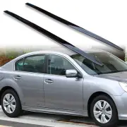 FYRALIP Gloss Black Side Skirt Extension Rocker Panel Lip For Subaru Legacy 5th