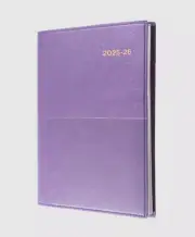 2025 2026 Financial Year Diary Collins Vanessa Week to View WTV A5 Hourly Purple