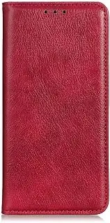 [YKNIUFLY] Case for Oppo A78 4G, PU Leather Flip Folio Wallet Cover, with Card Slots, Case Cover for Oppo A78 4G.(Red)