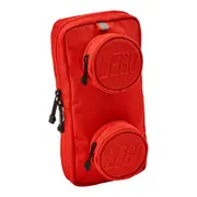 Lego Brick 1x2 Sling Bag Crossbody Carry Pouch Unisex 25.5cm Bright Red