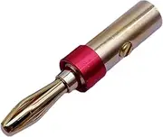 Jiimhte Speaker Connector Banana Plugs, 4mm Audio Copper Connector Speaker Banana Plugs, Home Sound Systems Stable Plug and Unplug for Bedroom, Study