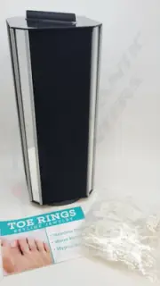 Skyline Jewelry Toe Ring Wholesale Resale Prepack, 4 Sided Display, 360 Rings