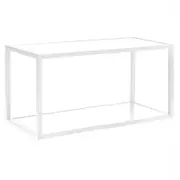 Kaboodle 900mm White Slim Steel Frame Shelf