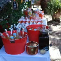 在飛比找蝦皮購物優惠-香檳桶 冰桶 冰塊桶 欧式香槟冰桶连架户外商用家用野餐烧烤饮