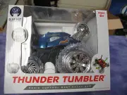 Thunder Tumbler (Blue)-radio control 360* rally car 27 MHz
