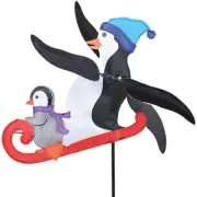 Premier Kites Penguins Sledding Spinner Wind Spinner