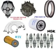 Tune Up Kit Filters Cap Wire Spark Plugs For CHEVROLET K20 V8 5.7L, 2BBL 1975