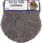 Dog Gone Smart the Dirty Dog Shammy - Fast Drying Dog Bath Towel - Plush Shammy
