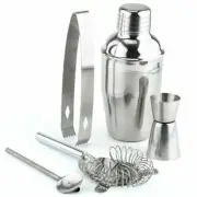 Bar Cocktail Shaker Set Kits Tool Mixer Drink Bartender Martini Stainless Steel