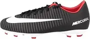 [Nike] Unisex Kids' Jr Mercurial Victory Vi Fg Football Boots, Black (Black/White/Dark Grey/University Red)