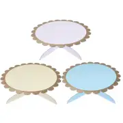 3 Pcs Paper Cake Stand Cup Stands Charcuterie Board Decorating Pop