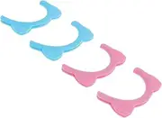 BEBEMOKO Ergonomic Silicone Mask Earcaps Adult Ear Protection Non-slip Ear Covers for Masks 2 Pairs Pack Random Style