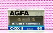 AGFA C-DX II CHROM 90 1987 TYPE II BLANK CASSETTE TAPE (1) (SEALED)