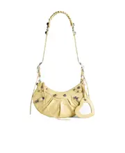 Balenciaga Le Cagole Zipped XS Shoulder Bag One size light yellow