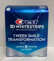 CREST 3D WhiteStrips LEVELS 8 1 WEEK SMILE TRANSFORMATION