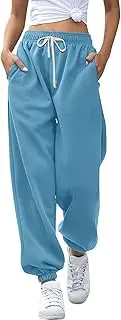 [Generic] Women Pants Casual Work Plus Size Pants Workout High Waisted Yoga Pants with Pockets Pants Size 12 Women