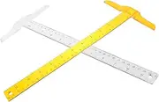 Homoyoyo 2 Pcs T Square Ruler Set - 30cm & 60cm Transparent T Rulers for Drafting - Architecture and Layout Work Ruler for Precision Measurement and Design