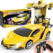 Transform Remote Control Car Toy for Kids 4 5 6 7 8, Remote Control Car