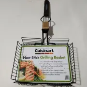 Cuisinart Non-Stick Grilling Basket Gourmet Outdoor Grilling 12"x9" Basket NEW