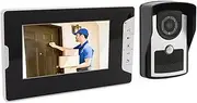 Wireless Video Intercom System, Smart Infrared HD 9.5x5.9in Video Door Phone with Camera, Monitor Video Doorbell Kits Support Unlock, Monitoring, for House Office Apartment, 16 Doorbells(AU)