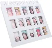 SOLUSTRE School Years Growth Picture Frame Photo Display Frame for Home and Stylish Keepsake for Recording Growth and Memories