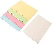 Angoily 100 Sheets Refill Paper Lined Loose Leaf Colors Punched for Planner Binders and Smooth Writing Experience for School and Office Use