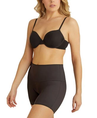 Miraclesuit Womens Comfy Curves Waistline Bike Shorts Shapewear Black M