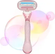 Razor Women's Premium 5-Blade Razor for Intimate Area and Body of Women, Wall Mount, Vegan, Prevents Shaving Pimples