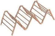 Taco Stand Stainless Steel Wavy Taco Stand Taco Stand Creative Taco Stand(Colour 3,14cm)