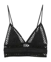 Cropped tops M black