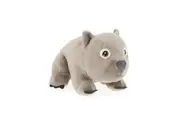 Keeleco 18cm Wombat Soft Animal Stuffed Plush Kids Children Cuddle Toy Grey 0m+