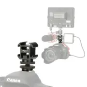 Camera Hot Shoe Mount Adapter Video Accessory Triple Cold Shoe Bracket Lights