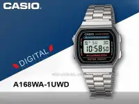 在飛比找Yahoo奇摩拍賣-7-11運費0元優惠優惠-CASIO手錶專賣店 國隆 A168WA-1 電子錶 可調式
