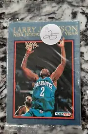 1992/93 FLEER~LARRY JOHNSON~NBA ROOKIE OF THE YEAR #13-14-15- FACTORY SEALED