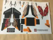 Genuine LEGO Sticker Sheet Technic 4 x 4 Crawler No Bricks 9398 10772