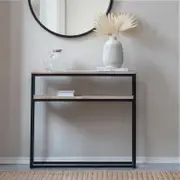 Willow & Silk Mango Wood Console Table